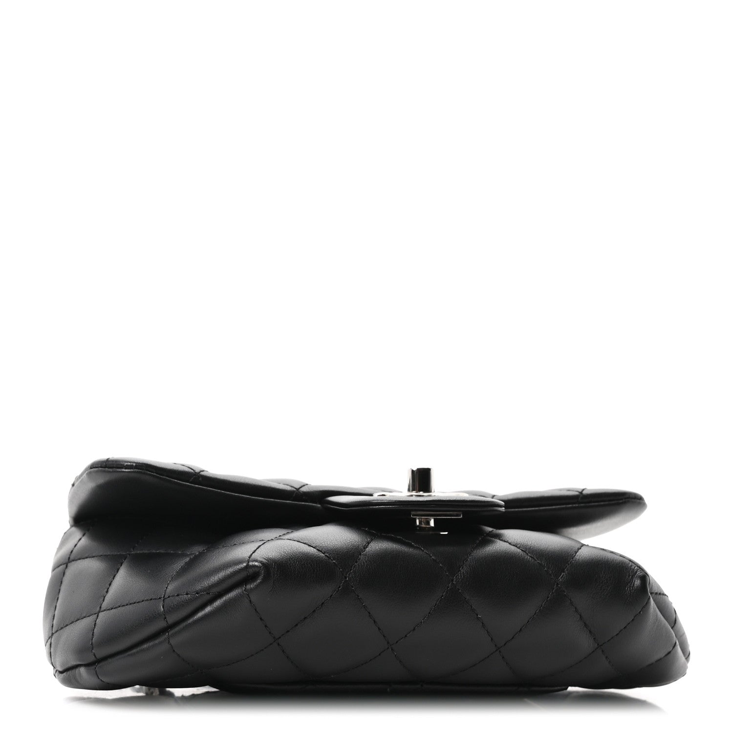 Chanel Calfskin Quilted CC Uniform Flap Belt Bag Black 3 of 10