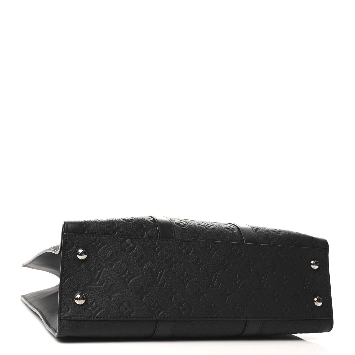 Louis Vuitton Taurillon Monogram Sac Plat 24H Black 4 of 10
