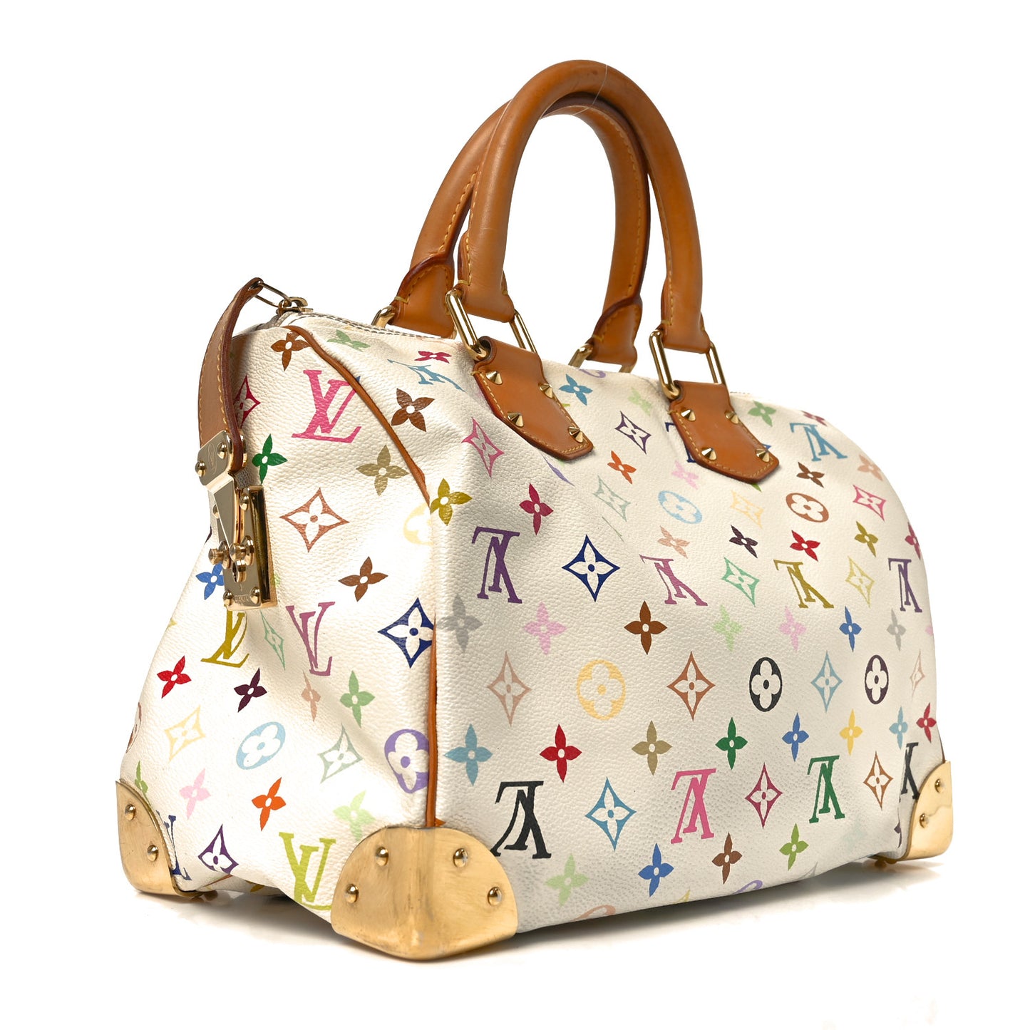 Monogram Multicolor Speedy 30 White