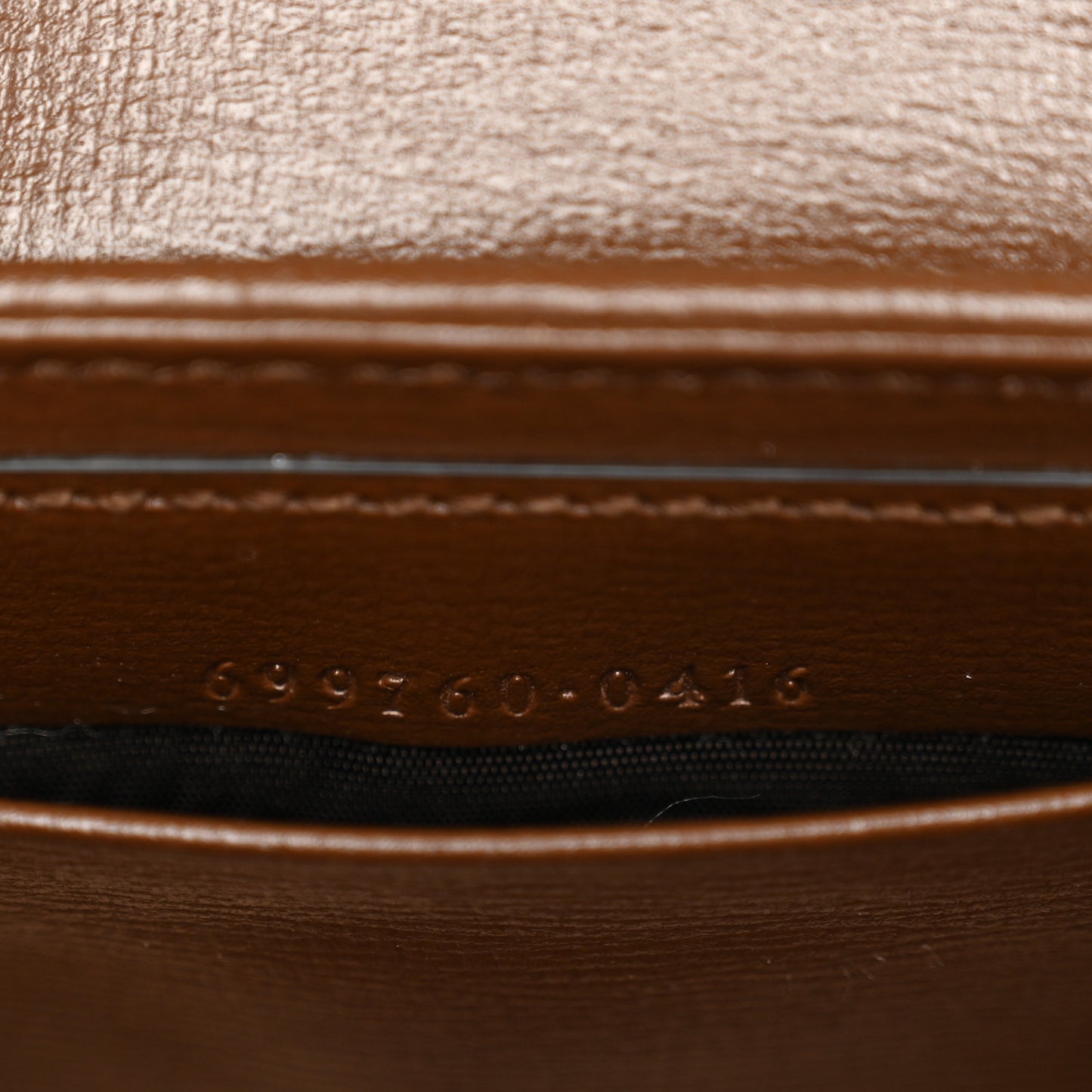 GG Supreme Monogram Azalea Calfskin Web Horsebit 1955 Wallet On Strap Beige Ebony Brown Sugar