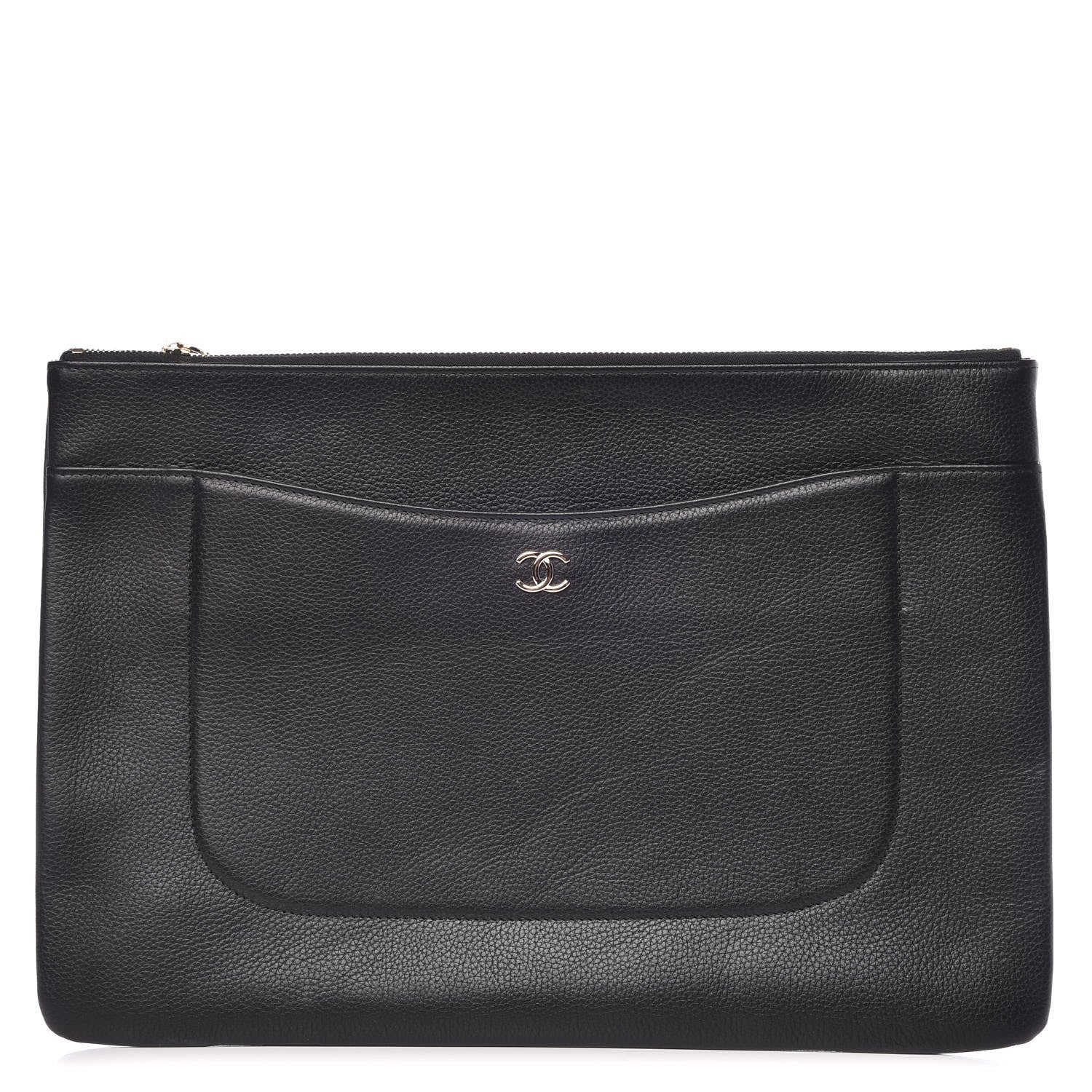 Chanel Grained Calfskin Large Neo Executive Cosmetic Case Black 1 of 10