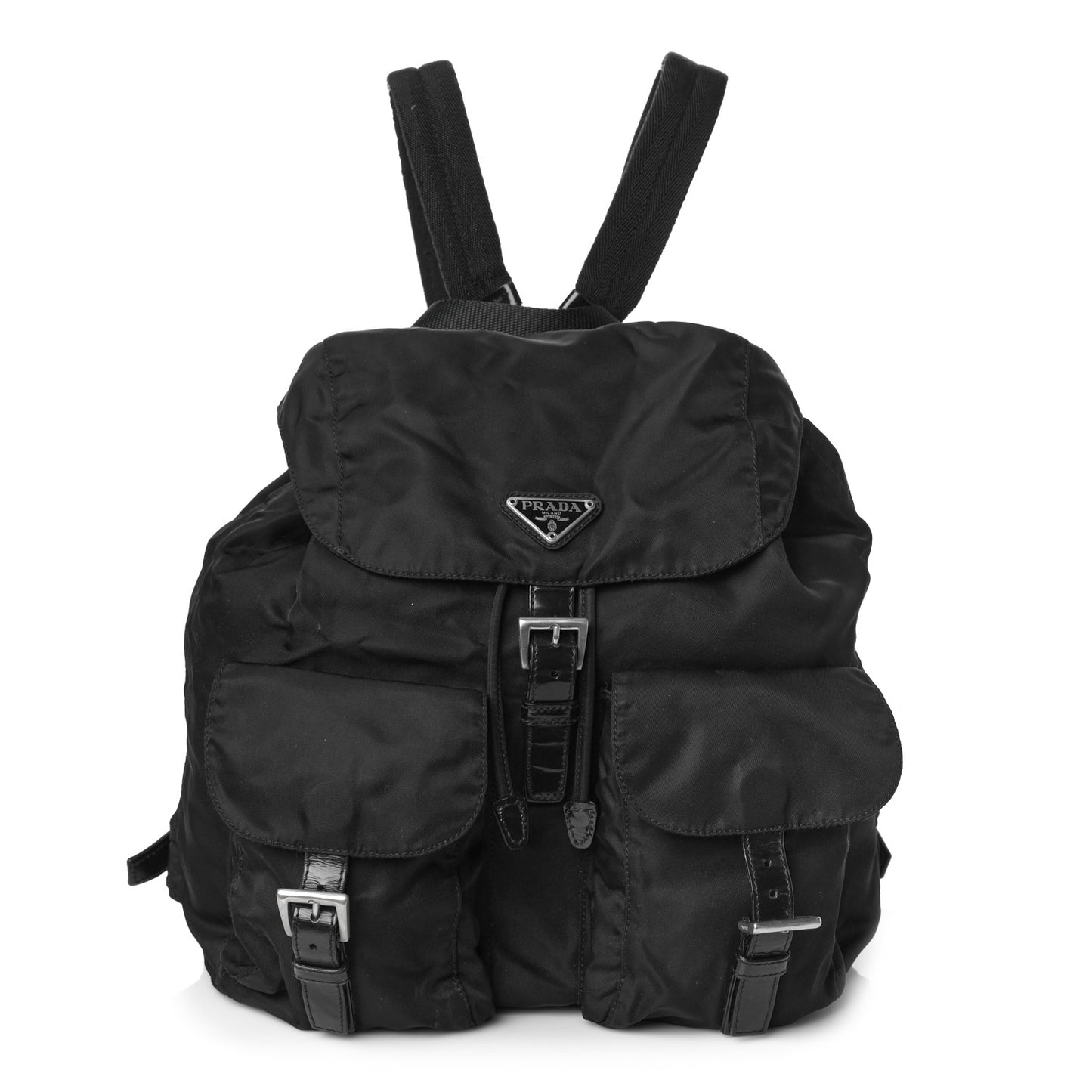 Nylon Vela Medium Backpack Black