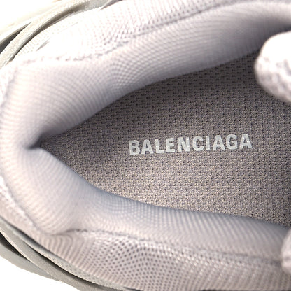 Balenciaga Metallic Fabric Mesh Womens Triple S Sneakers 37 Silver 6 of 9