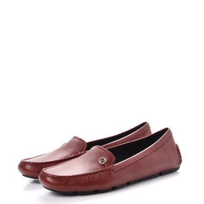 Gucci Cellarius Soft Interlocking G Driver Loafers 40 Deep Carminio 3 of 9