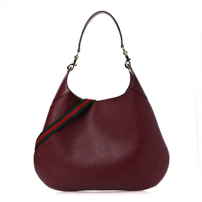 Gucci Soft Grained Calfskin Maxi B Hobo Rosso 1 of 12
