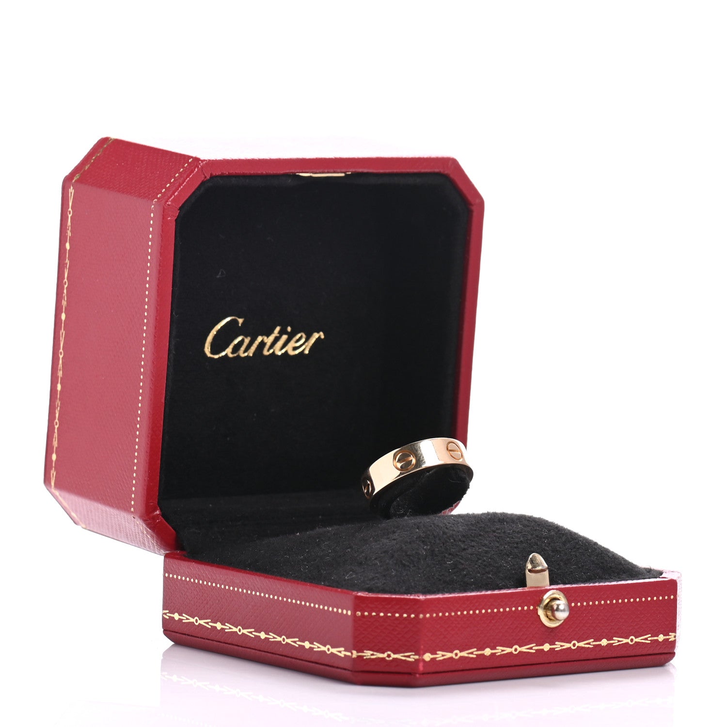 Cartier 18K Yellow Gold 5.5mm LOVE Ring 53 6.25 5 of 5
