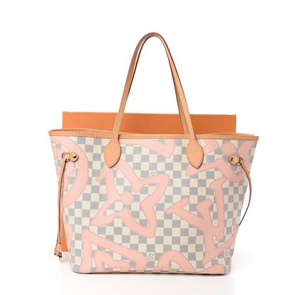 Louis Vuitton Damier Azur Tahitienne Neverfull MM 11 of 11