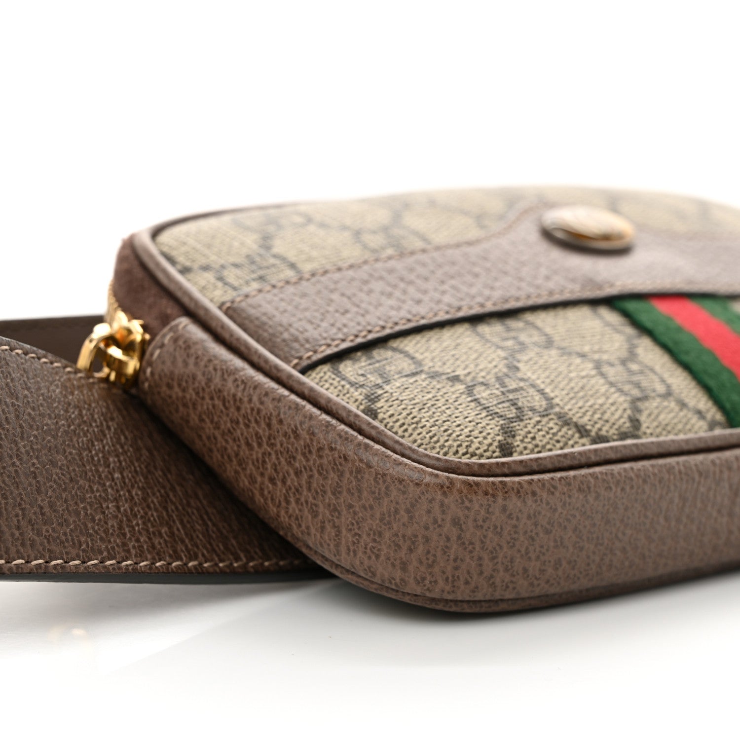Gucci GG Supreme Monogram Ophidia Belted iPhone Case 85 34 Dark Brown 9 of 11
