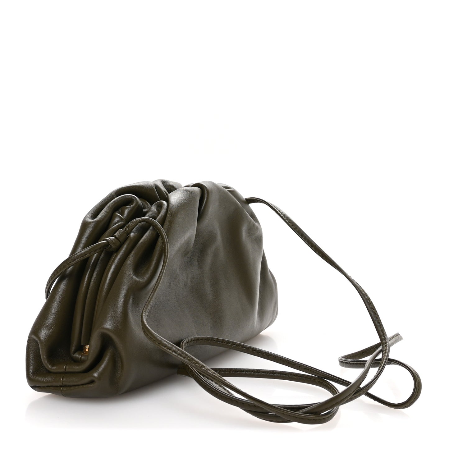 Butter Calfskin The Mini Pouch Kaki Fondente