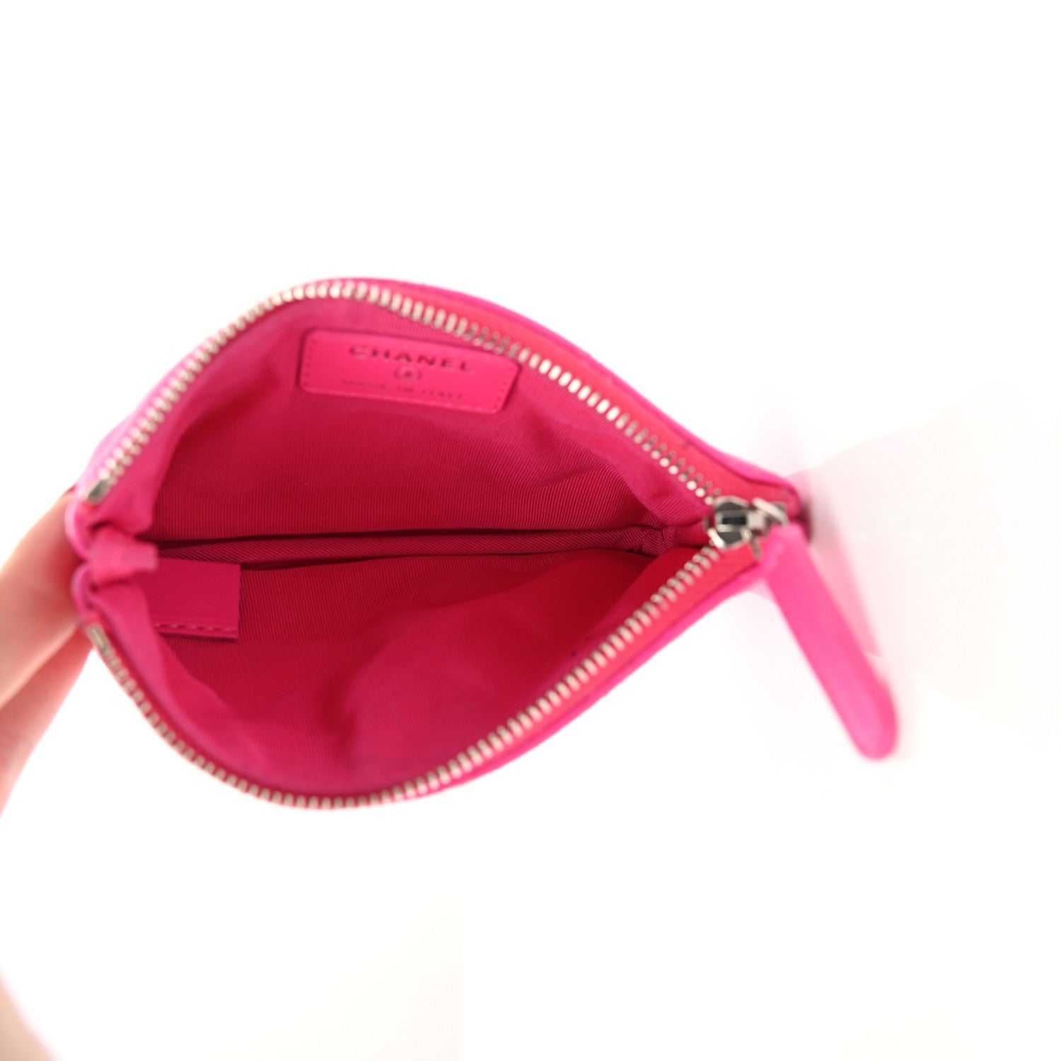Chanel Goatskin Quilted Small Reissue Cosmetic Case Pink 5 of 9
