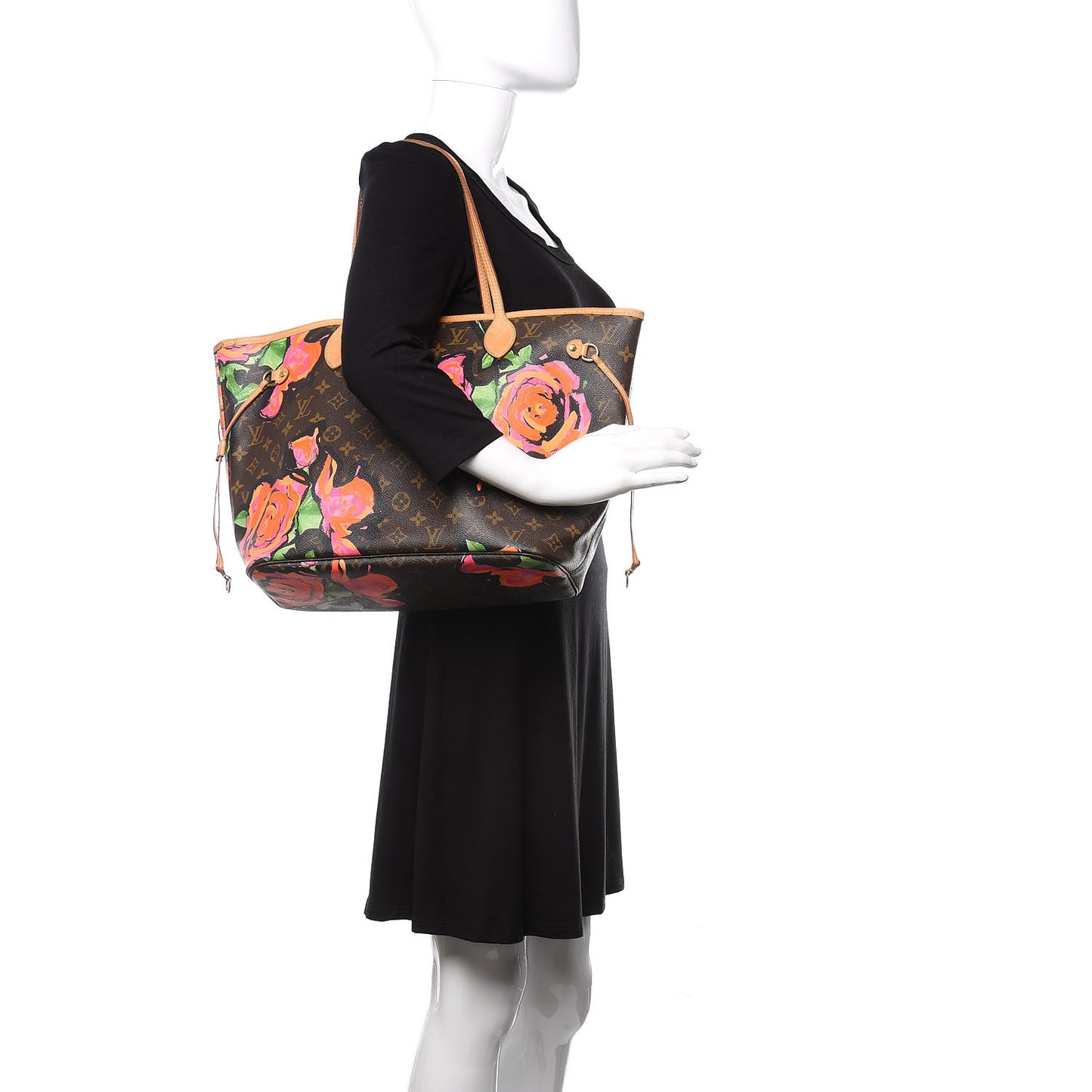 Monogram Roses Neverfull MM