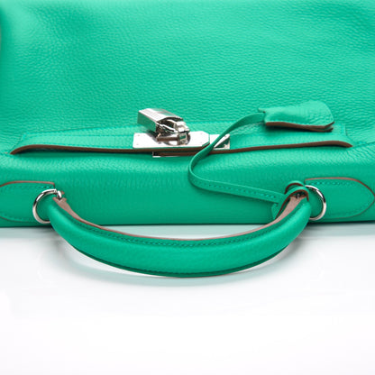 Hermes Taurillon Clemence Kelly Retourne 28 Menthe 11 of 28
