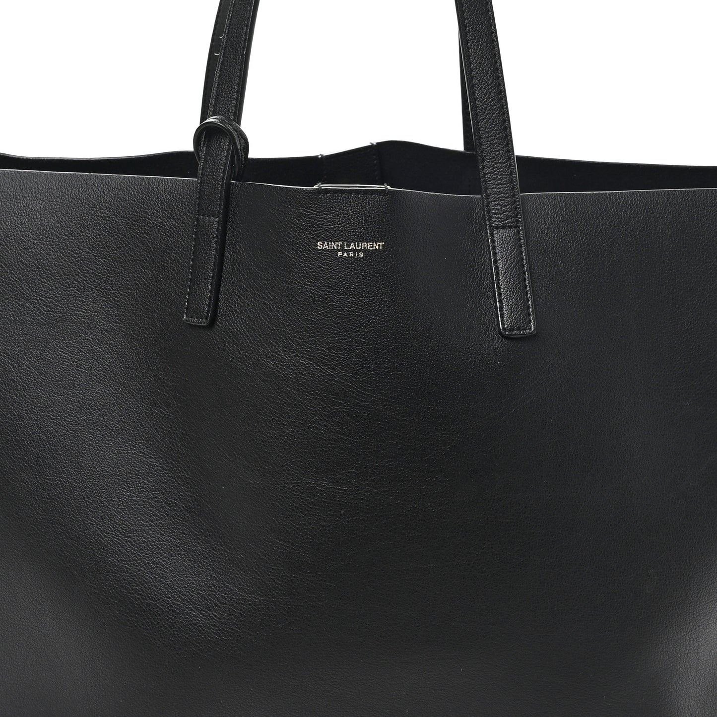 Calfskin Large Shopping Tote Black