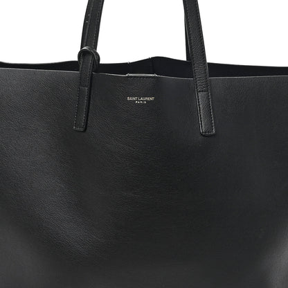 Saint Laurent Calfskin Large Shopping Tote Black 9 of 13
