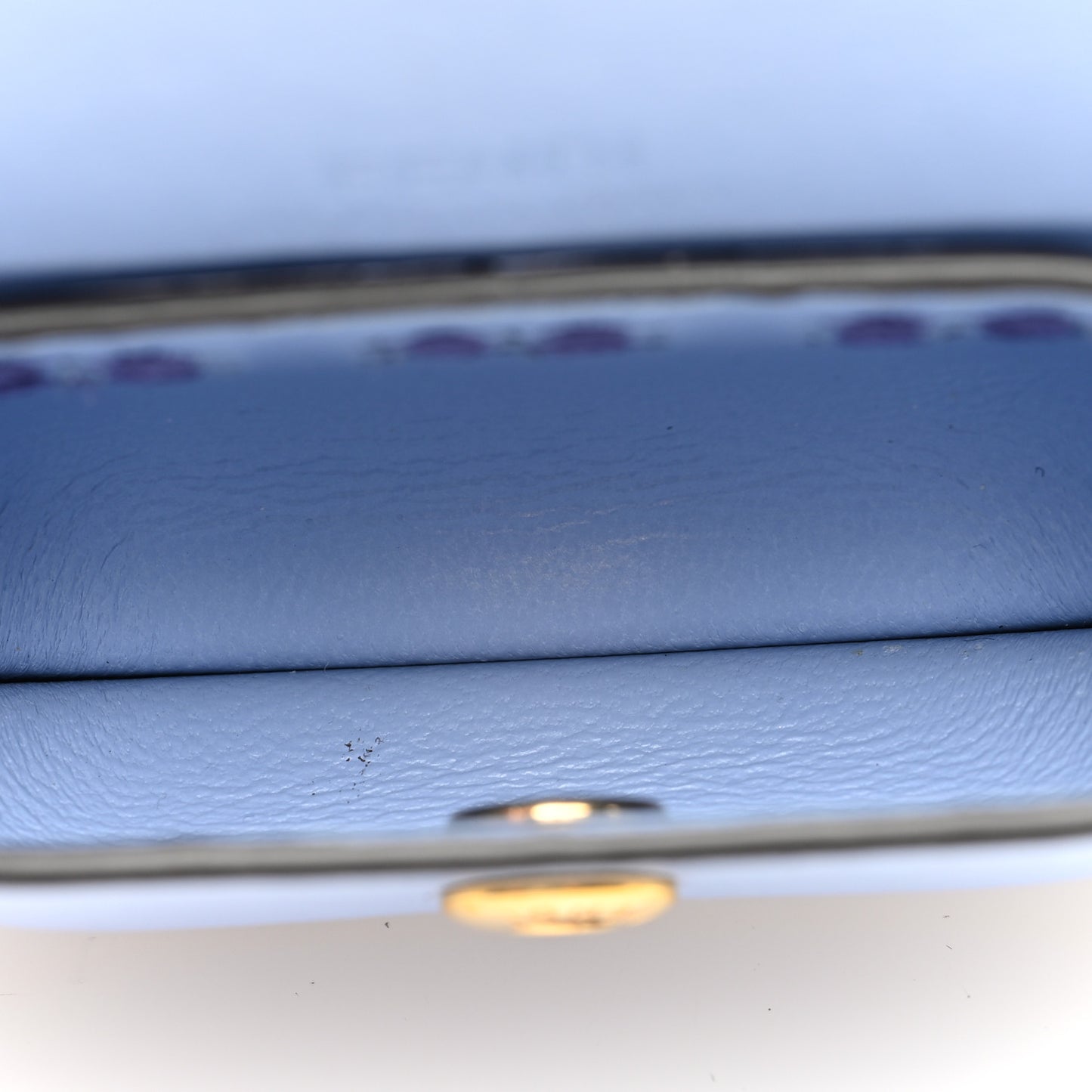 Vitello King Logo Pico Baguette Strap Airpods Pro Case Azzurro Baby