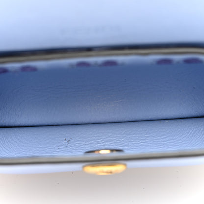 Fendi Vitello King Logo Pico Baguette Strap Airpods Pro Case Azzurro Baby 5 of 9