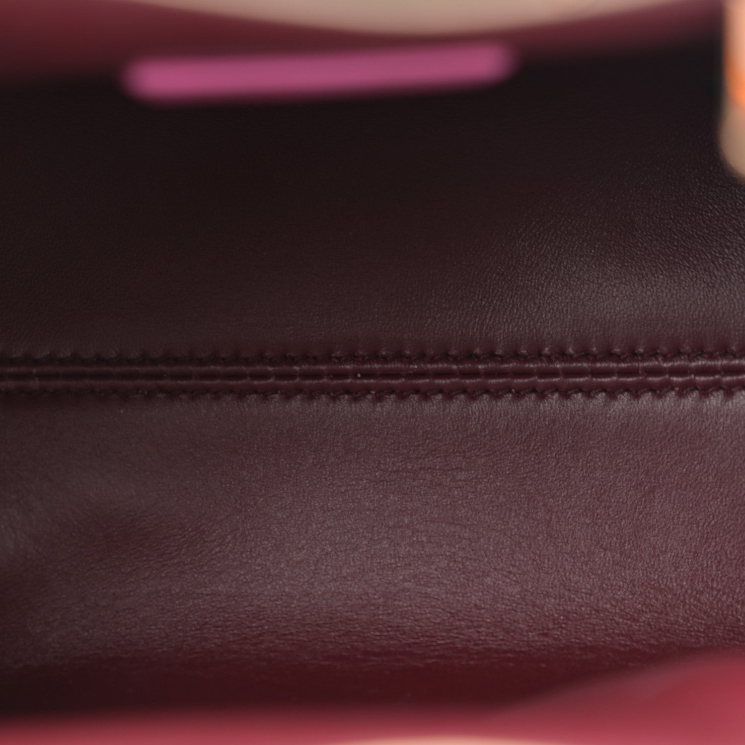 Bulgari Nappa Serpentine Clutch With Strap Pink 5 of 13