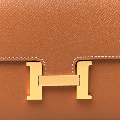 Hermes Epsom Constance Long Wallet To Go Gold 9 of 11