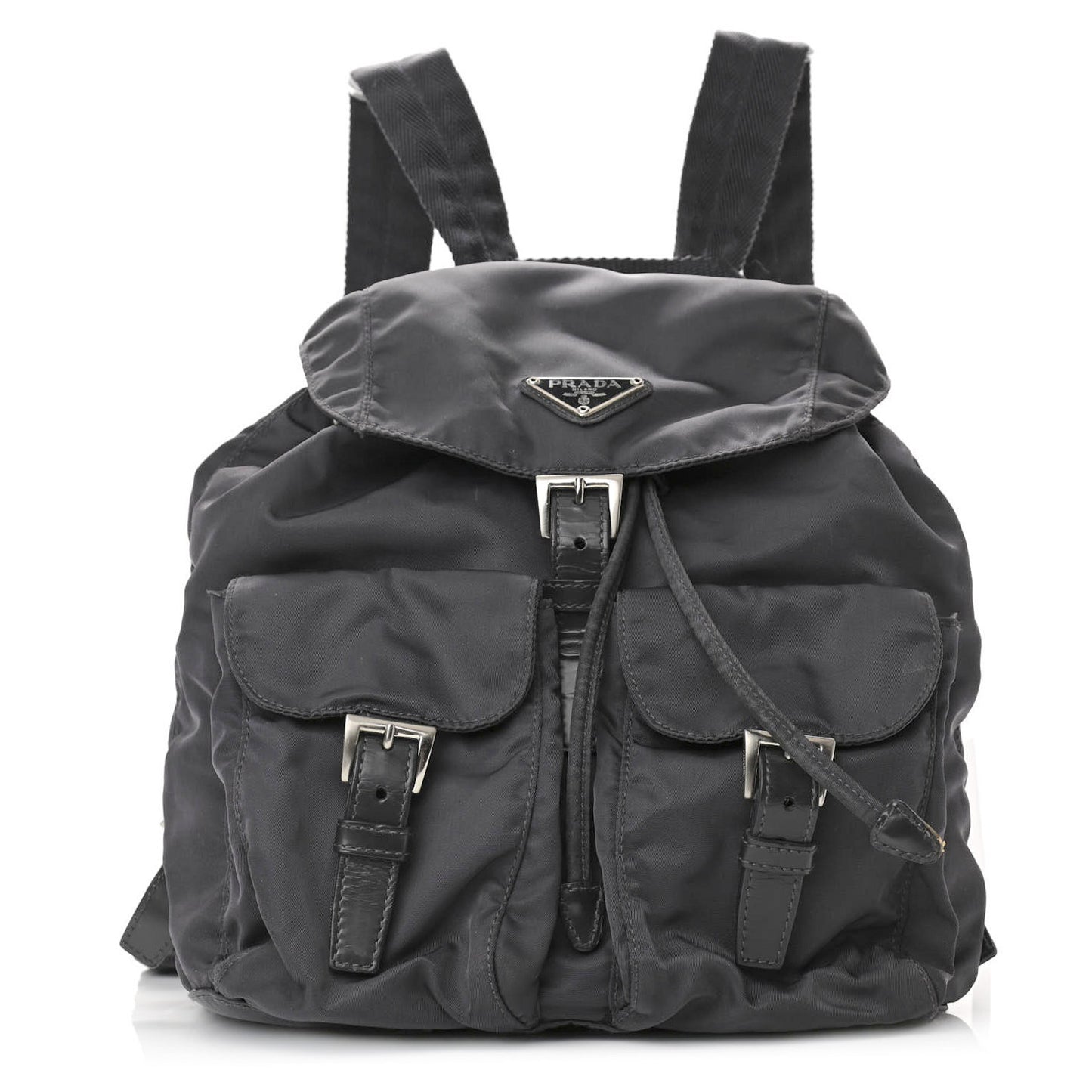 Nylon Vela Medium Backpack Black