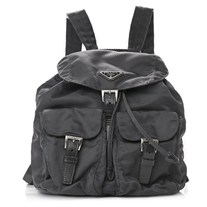 Prada Nylon Vela Medium Backpack Black 1 of 9