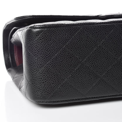 Chanel Caviar Quilted Jumbo Double Flap Black 5 of 10