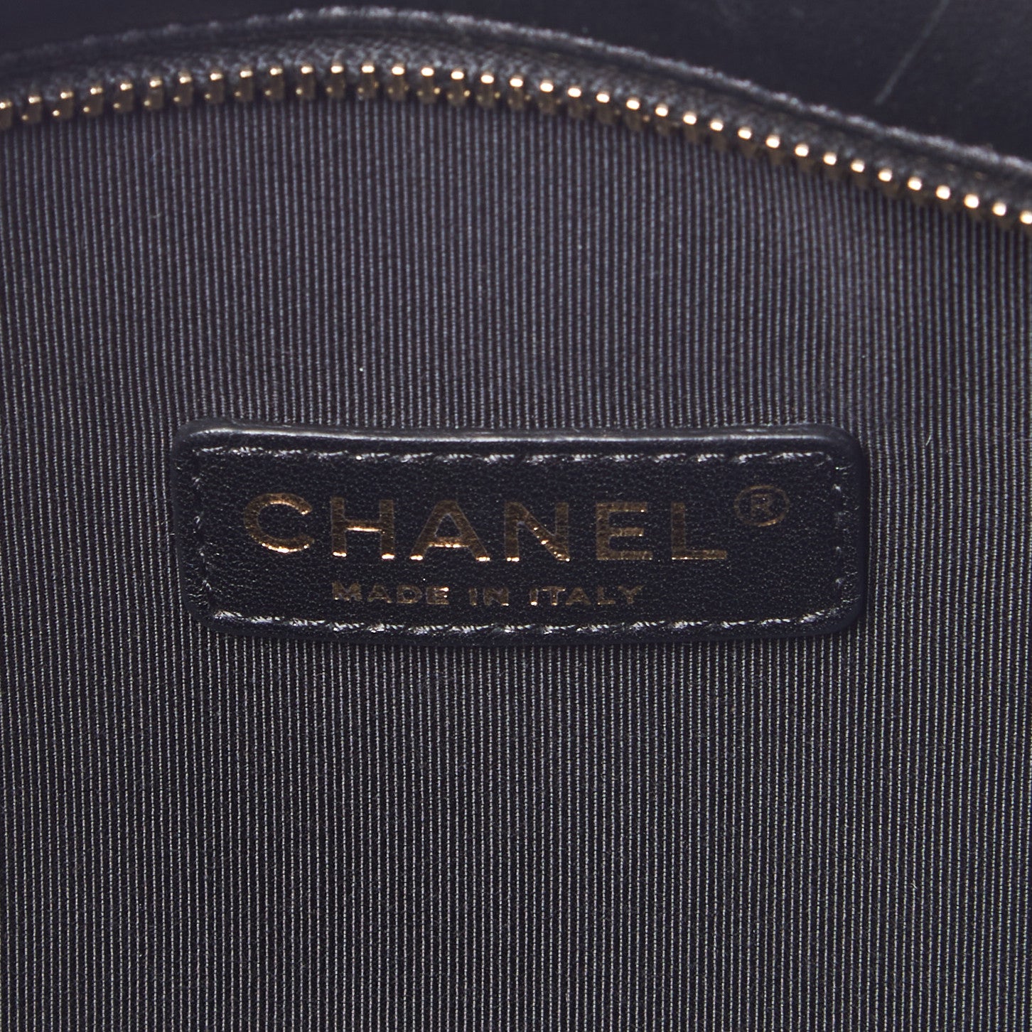 Chanel Lambskin Quilted Graphic Camera Case White Black 8 of 9