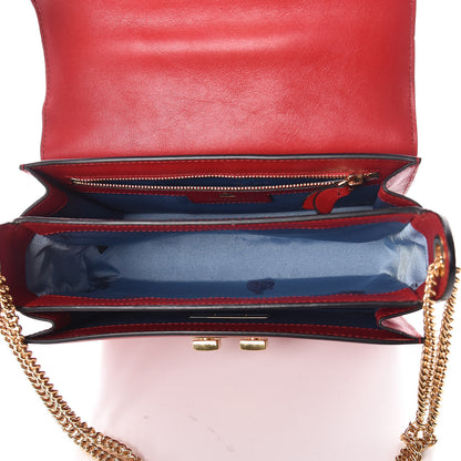 Lanvin Smooth Calfskin Small Jiji Shoulder Bag Red 5 of 9