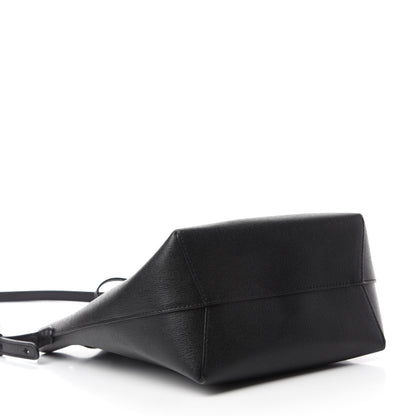 Mansur Gavriel Saffiano Mini Bucket Bag Black Flamma 4 of 19
