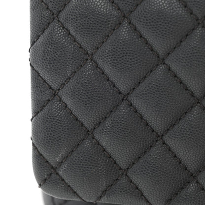 Chanel Caviar Quilted Small Coco Handle Flap Grey 11 of 15