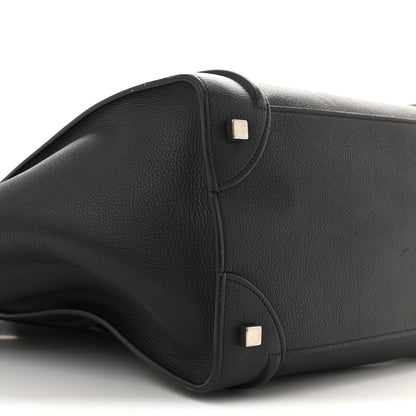 Celine Drummed Calfskin Mini Luggage Black 9 of 13
