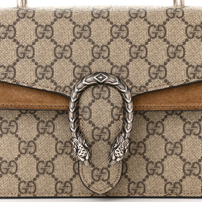 Gucci GG Supreme Monogram Small Dionysus Top Handle Bag Taupe 8 of 11