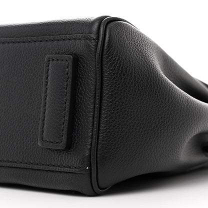 Versace Grained Calfskin Small La Medusa Top Handle Bag Black Lilac 10 of 11