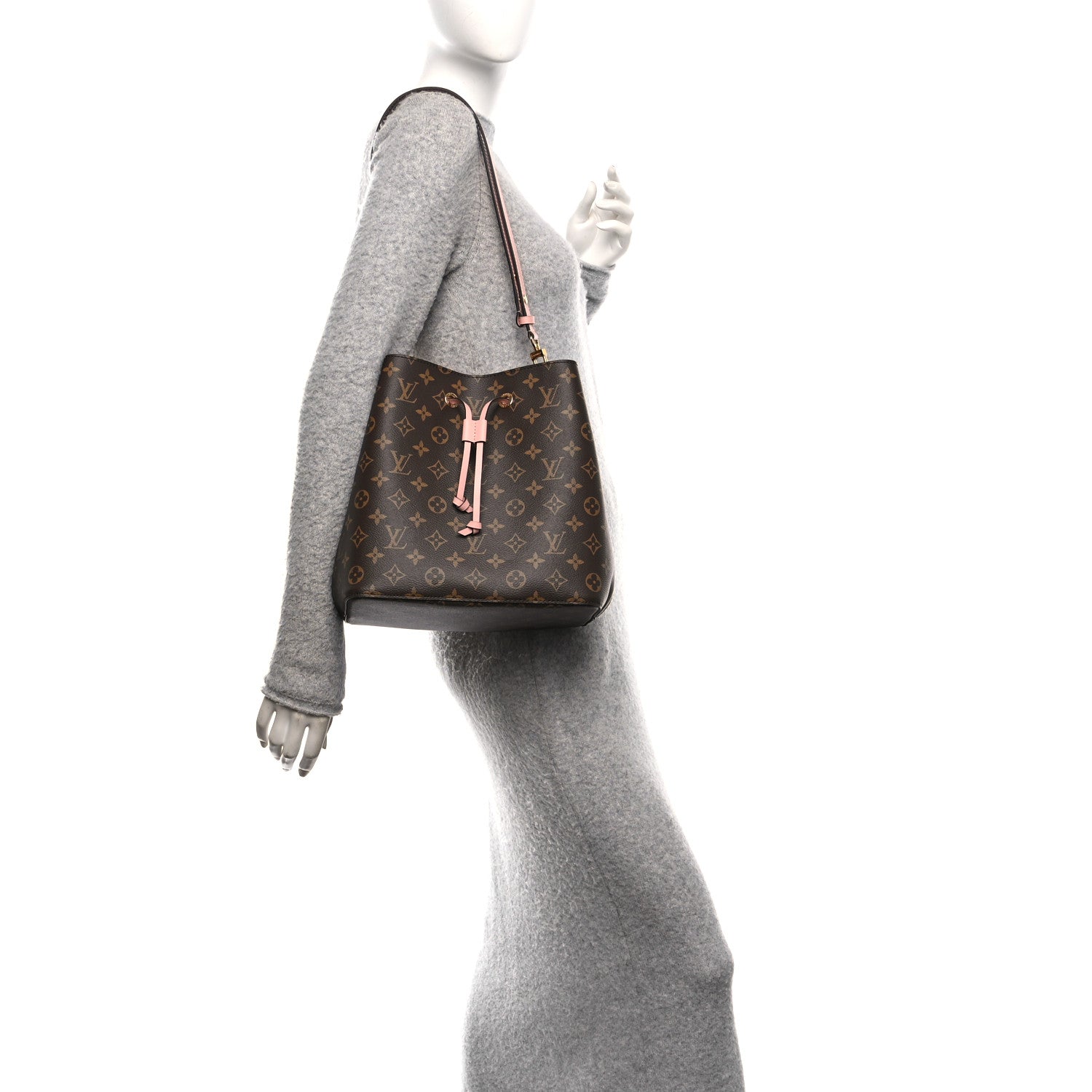 Louis Vuitton Monogram Neonoe MM Rose Poudre 2 of 11