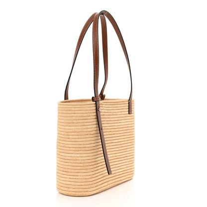 Loewe Raffia Small Square Basket Tote Bag Natural Tan 3 of 10