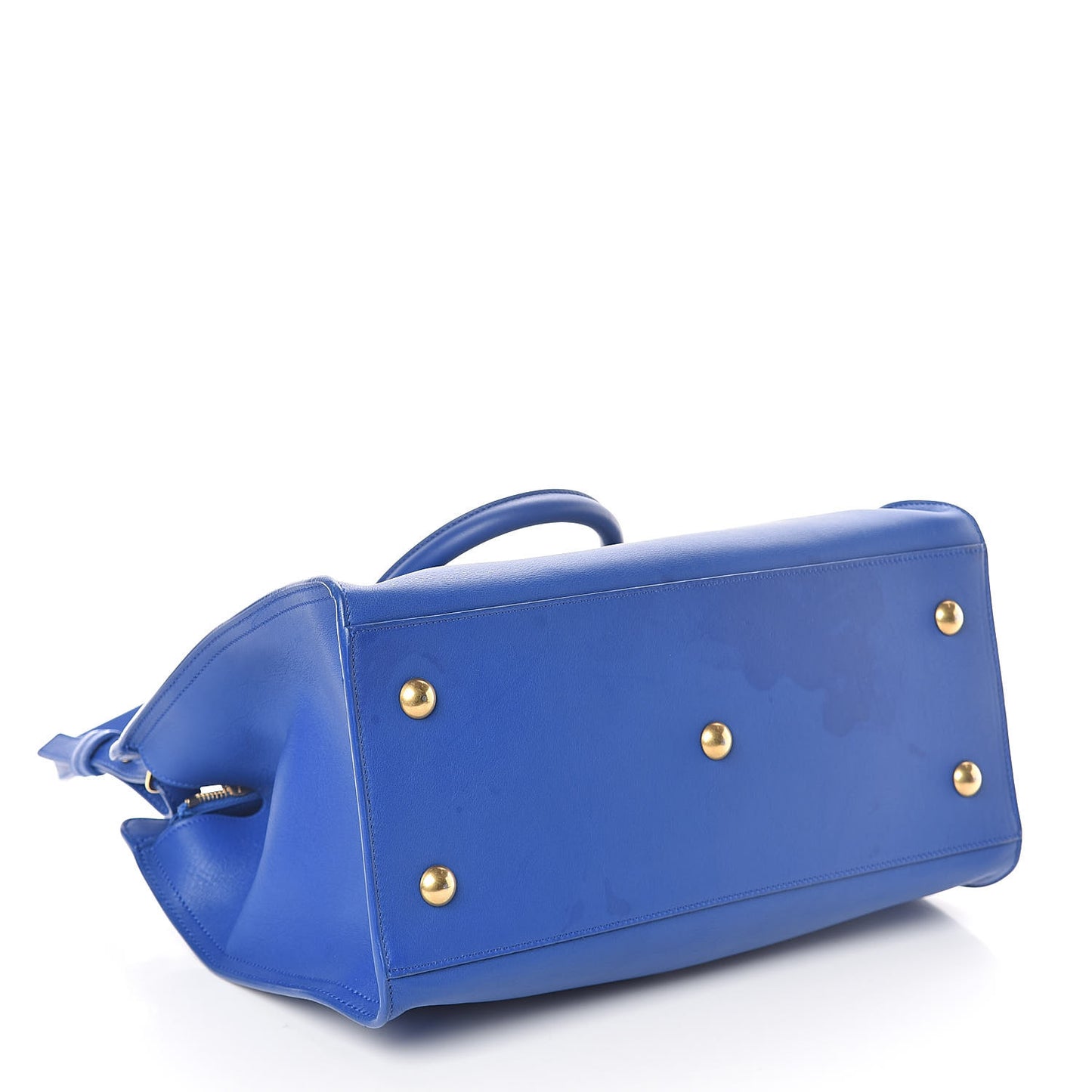 Calfskin Small Classic Y Cabas Royal Blue