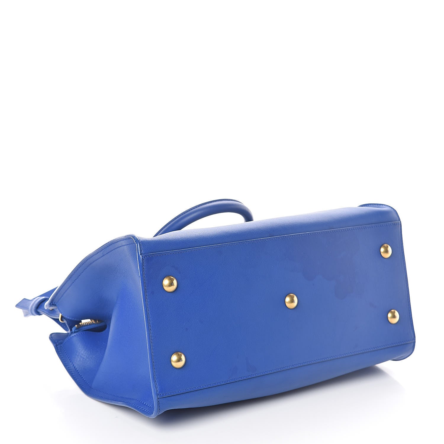 Saint Laurent Calfskin Small Classic Y Cabas Royal Blue 4 of 10