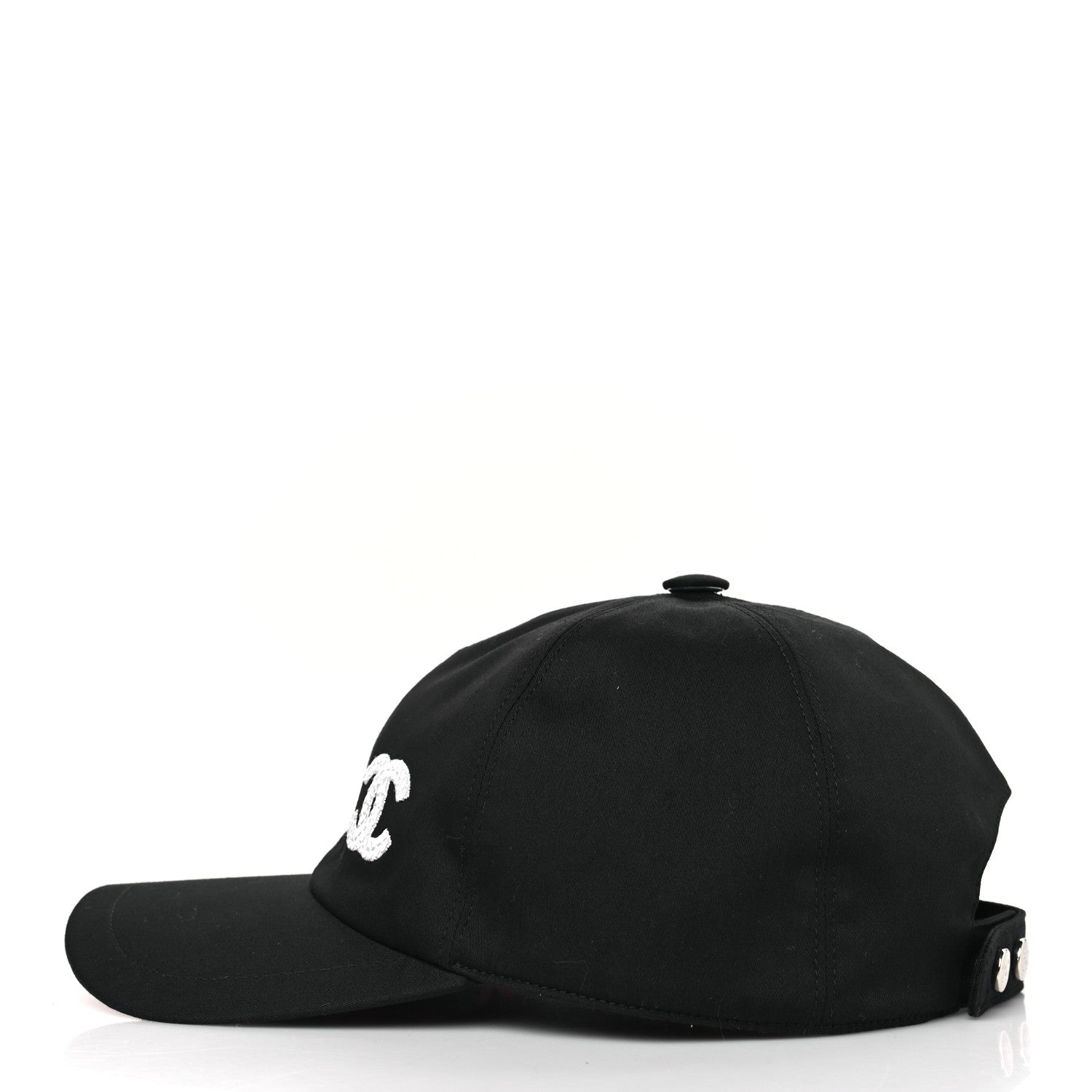 Chanel Cotton CC Cap Hat Black 3 of 7