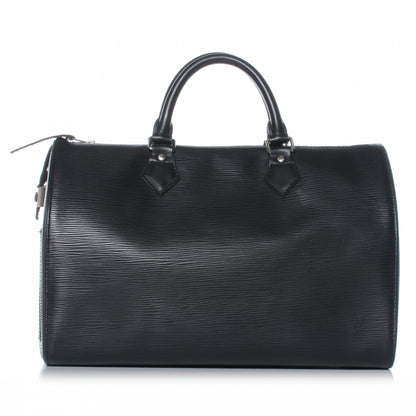 Louis Vuitton Epi Speedy 30 Black 1 of 7