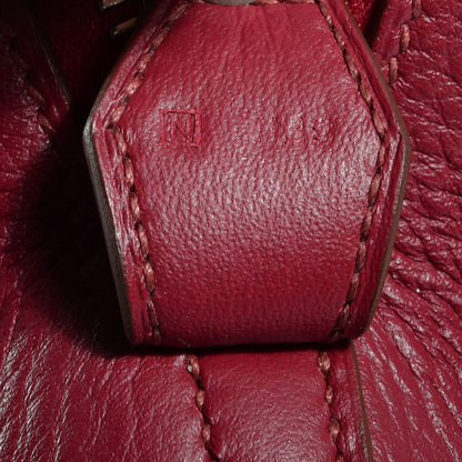 Hermes Taurillon Clemence Bolide 35 Rubis 8 of 8