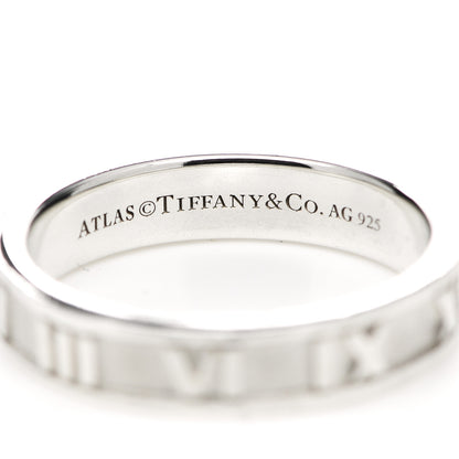Tiffany Sterling Silver Narrow Atlas Ring 50 5.5 4 of 5