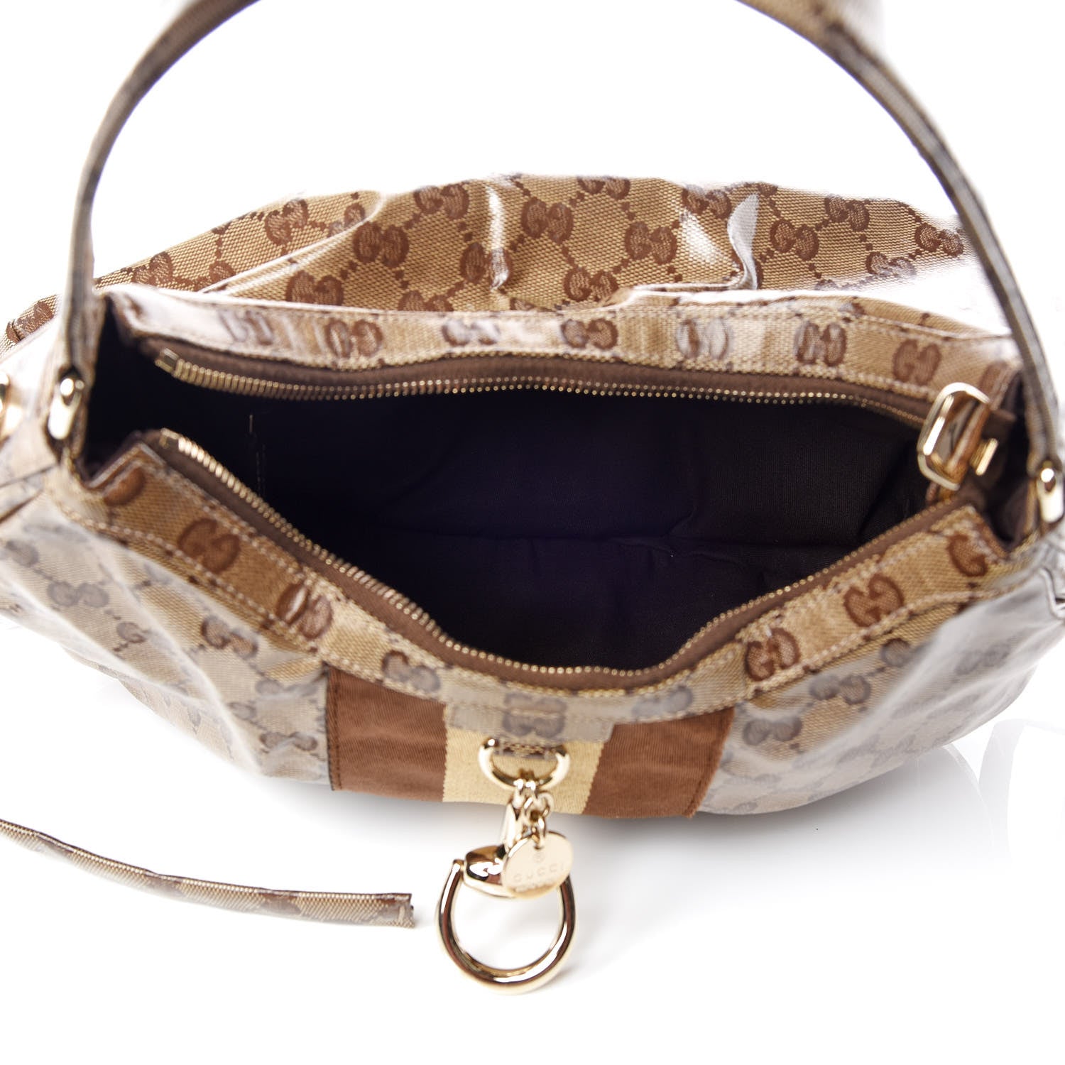 Gucci Crystal Monogram Web Hobo 7 of 10