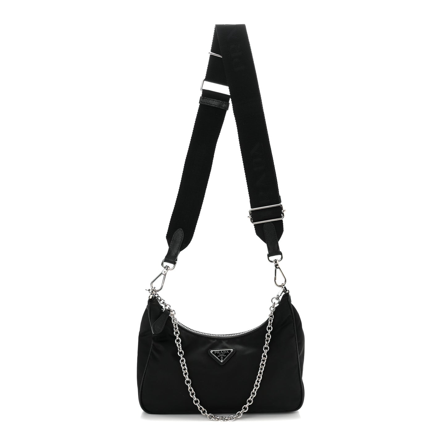 Nylon Re-Edition 2005 Shoulder Bag Black