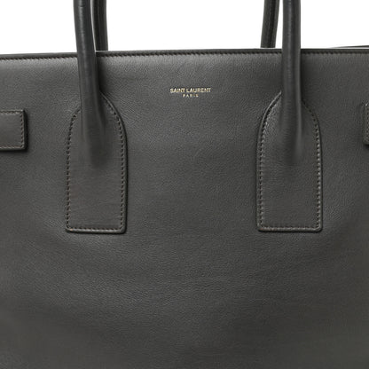 Saint Laurent Calfskin Large Sac de Jour Carryall Grey 8 of 10