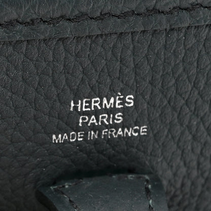 Hermes Taurillon Clemence Amazone Evelyne TPM Vert Rousseau Vert Cypress 6 of 11