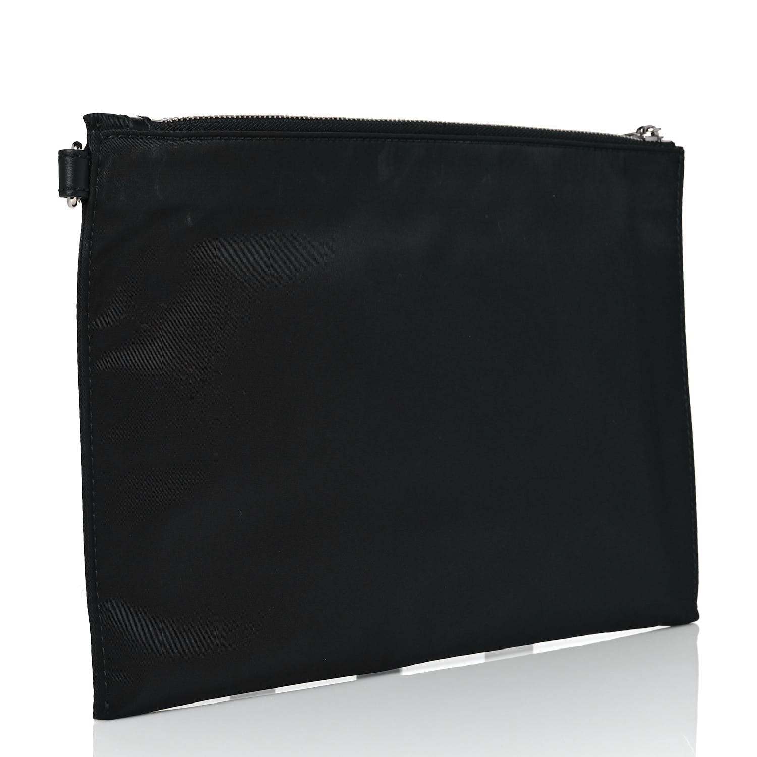 Burberry Nylon Edin Zip Pouch Black Brown 3 of 9