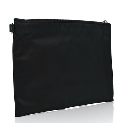 Burberry Nylon Edin Zip Pouch Black Brown 3 of 9