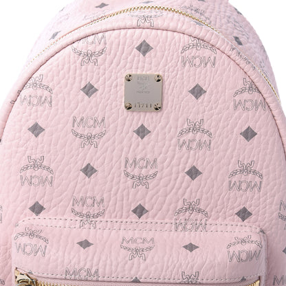 MCM Visetos Small Side Stud Stark Backpack Soft Pink 8 of 8