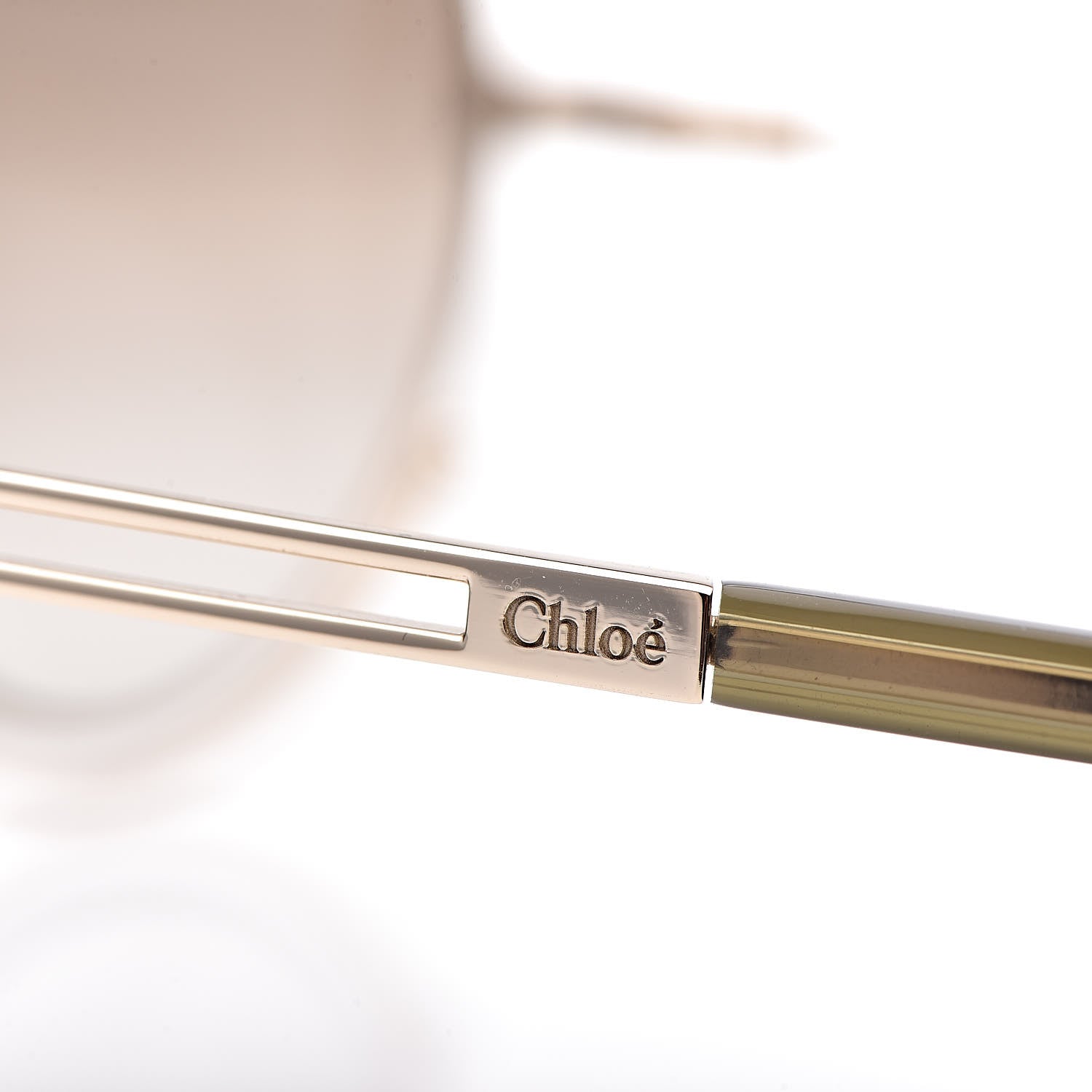 Chloe Isidora Oversized Round Sunglasses CE122S Gold 6 of 7