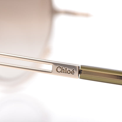 Chloe Isidora Oversized Round Sunglasses CE122S Gold 6 of 7
