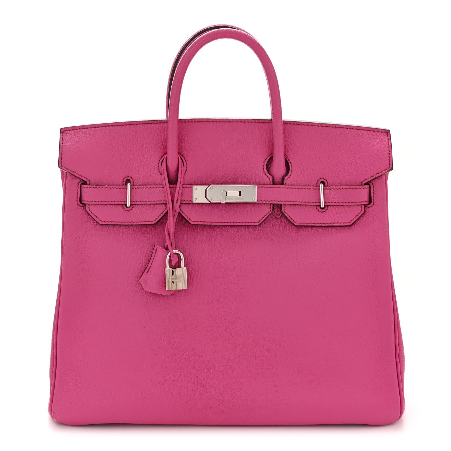Hermes Chevre de Coromandel HAC Birkin 32 Fuchsia 1 of 12